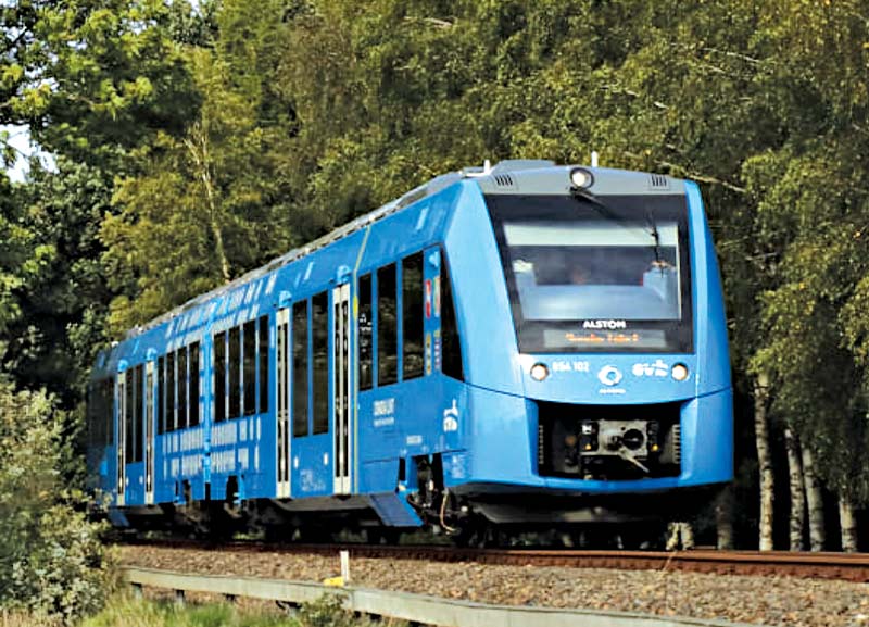 Hydrogen-powered Trains Rolled Out