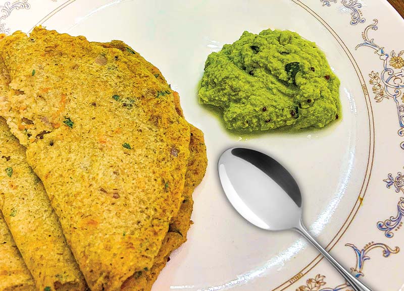 Barley and Dal Dosa