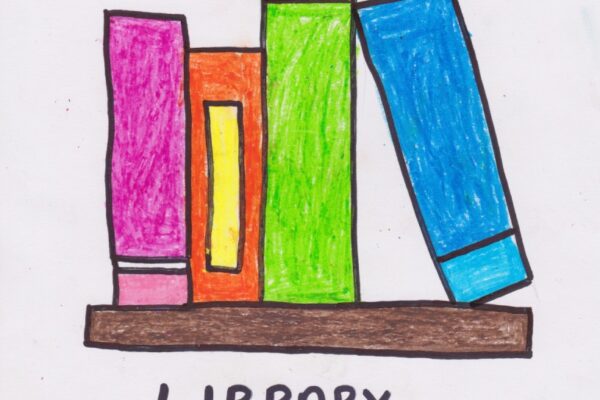 Library Icon Illustration