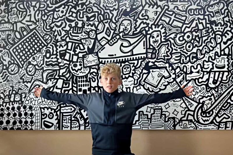13-year-old Doodle Artist Partners with Nike for Digital Campaign
