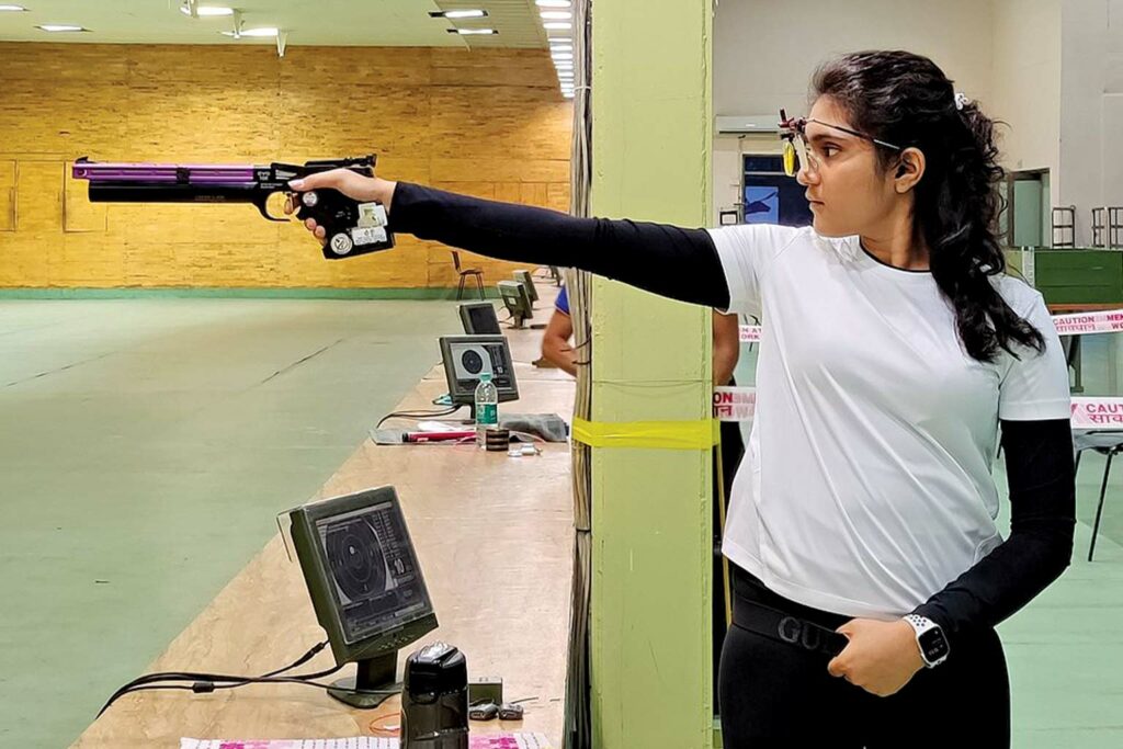 Indian Air Pistol Shooter Esha Singh Qualifies for Paris Olympics 2024 ...