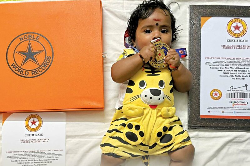Infant from Andhra Pradesh Sets Record for Identifying 120 Objects