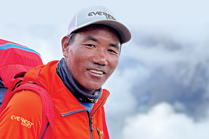 Nepalese Mountaineer Scales Mount Everest for the 30th Time