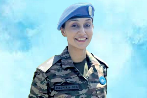 Indian Army Officer Major Radhika Sen Receives UN Award