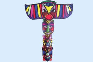 Native American Totem Poles - Art and craft for kids