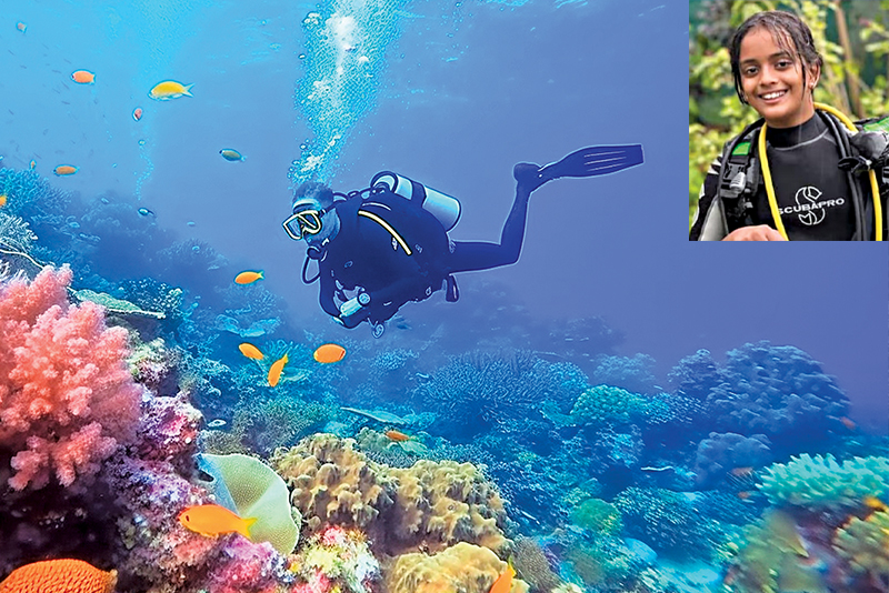 Bengaluru Girl Becomes Youngest Female Master Scuba Diver