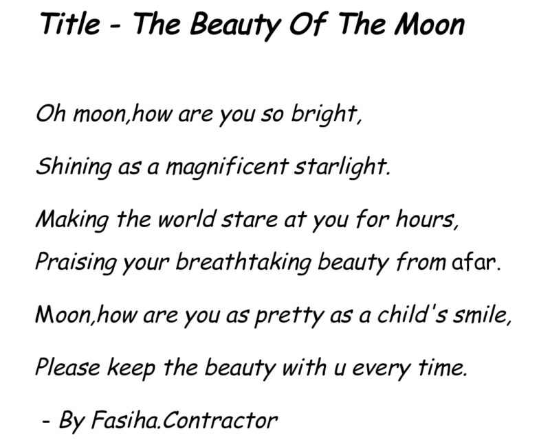 The Beauty of the Moon