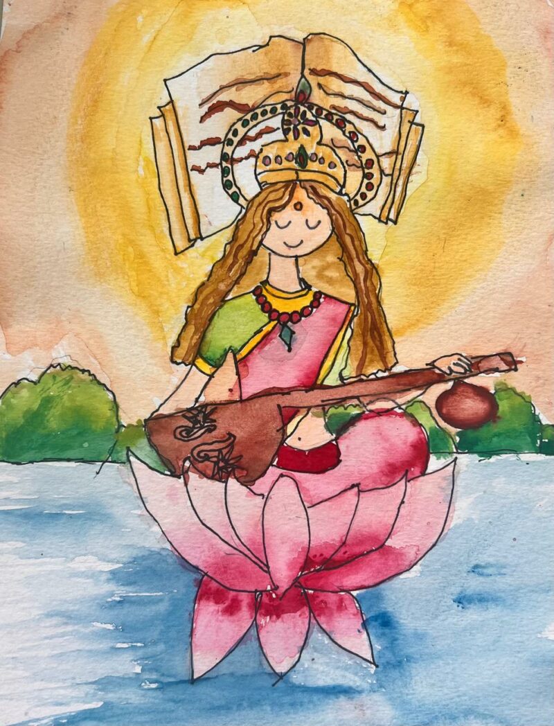 Goddess Saraswathi