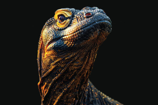 Iron Layer on Komodo Dragons’ Teeth