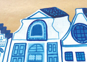 Delft Blue and White Pottery - Art and craft for kids