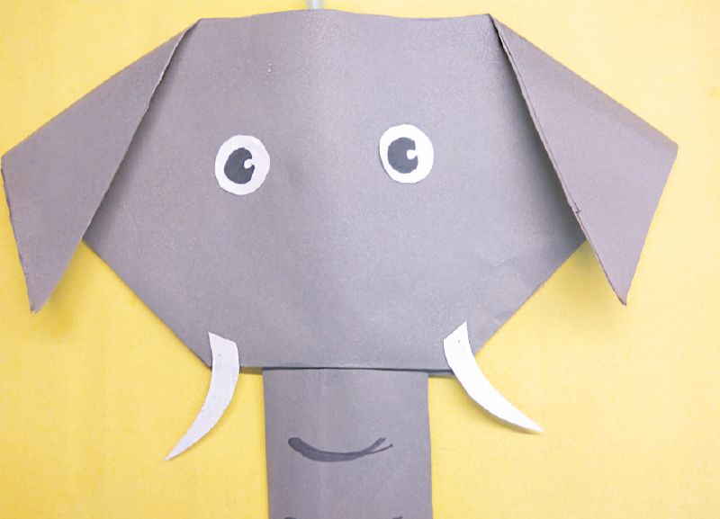 Paper Elephant - DIY for Kids