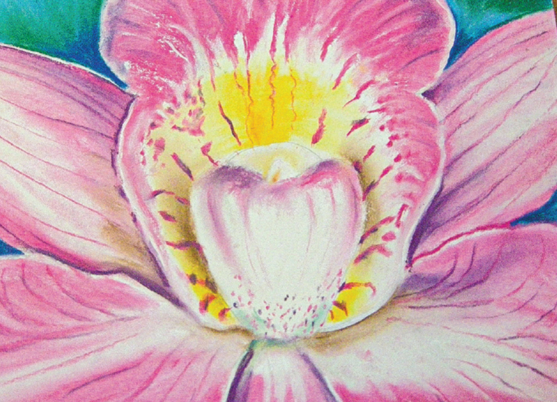 Magnified Flower in the Style of Georgia O’Keeffe  