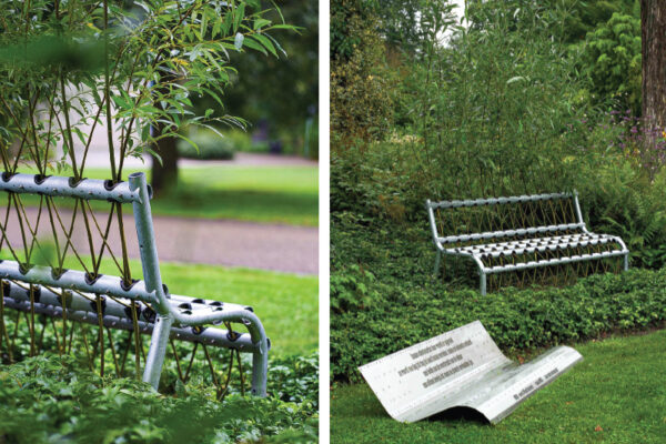 Willow Trees Converted Into Benches