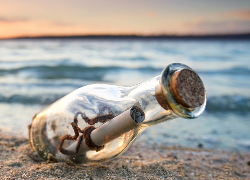 Archaeologists Find Message in a Bottle