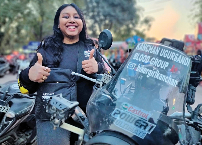 32-year-old Woman Becomes First Motorcyclist to Reach Lipulekh Pass