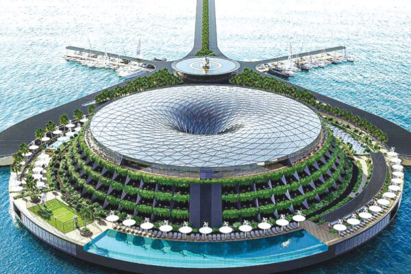 Floating Hotel in Qatar 