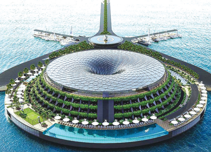 Floating Hotel in Qatar 