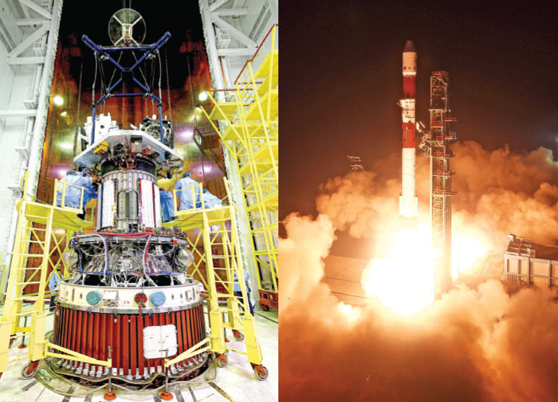 Indian Satellites Docked in Space 