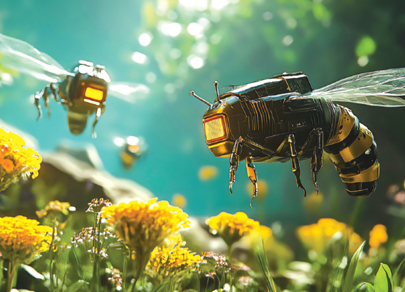 Robots That Help in Pollination 