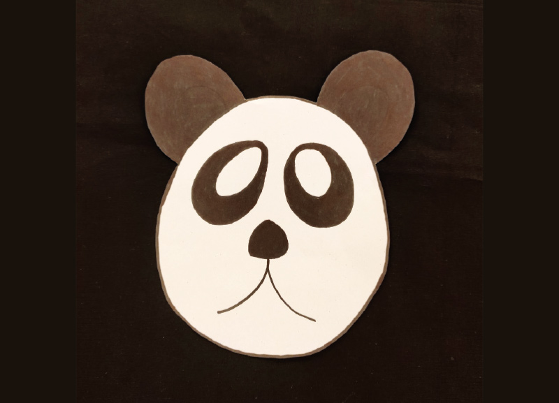 Panda Mask - DIY for Kids
