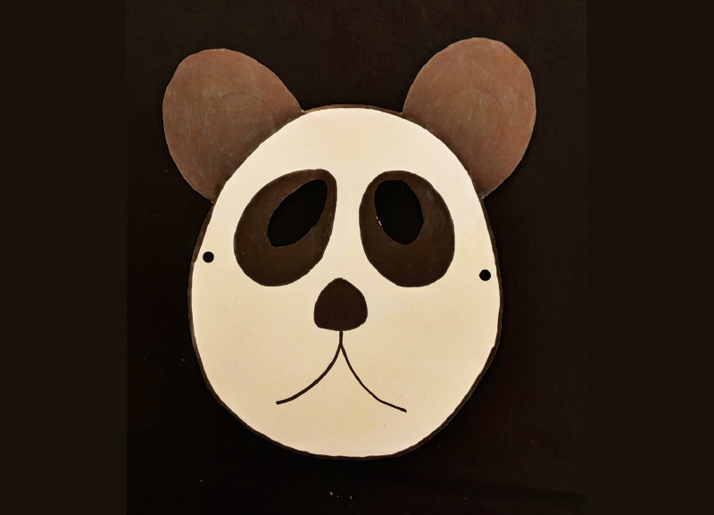 Panda Mask - DIY for Kids