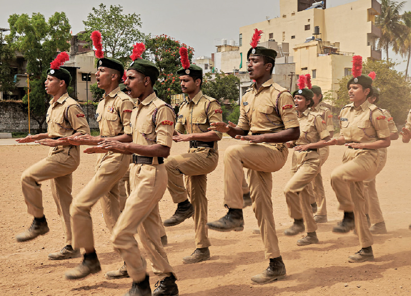 Military Training in Maharashtra Schools
