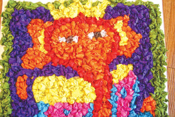 Crêpe Paper Ganpati - DIY for Kids