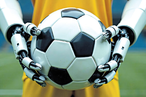Humanoid Robots Play Football