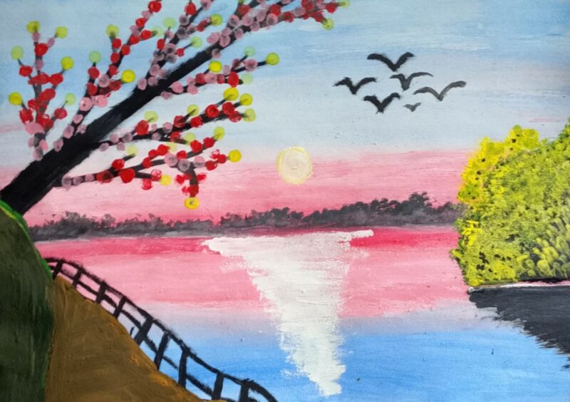 Beautiful Purple Landscape