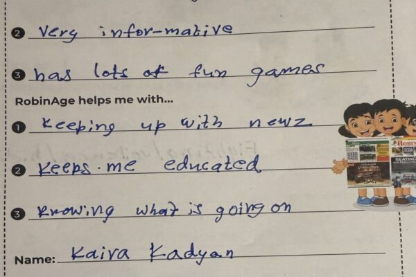 Why RobinAge Is My Favourite Kids’ Newspaper