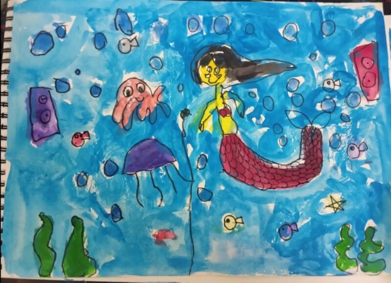 Mermaid in the Sea