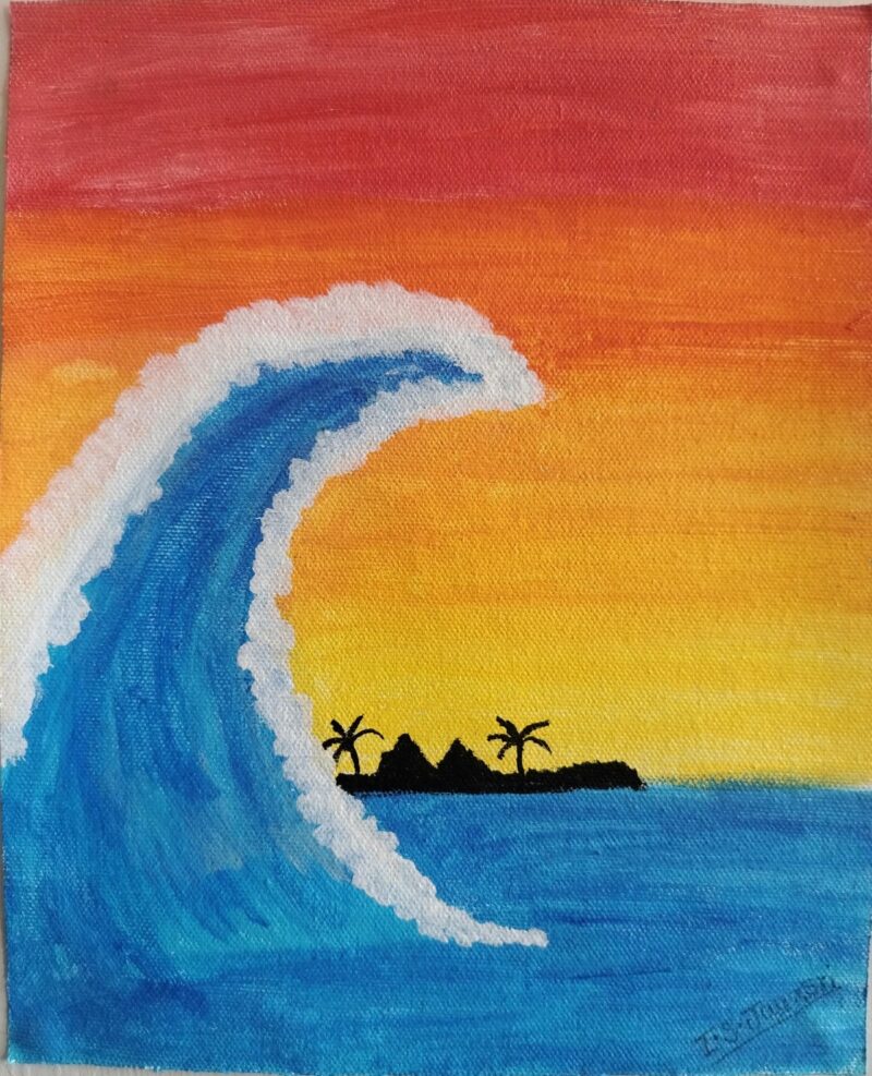 Evening Sunset on the Beach