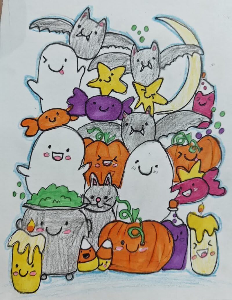 Drawing of Halloween