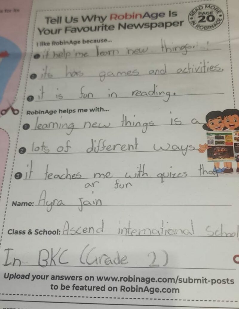 Why RobinAge Is My Favourite Kids’ Newspaper