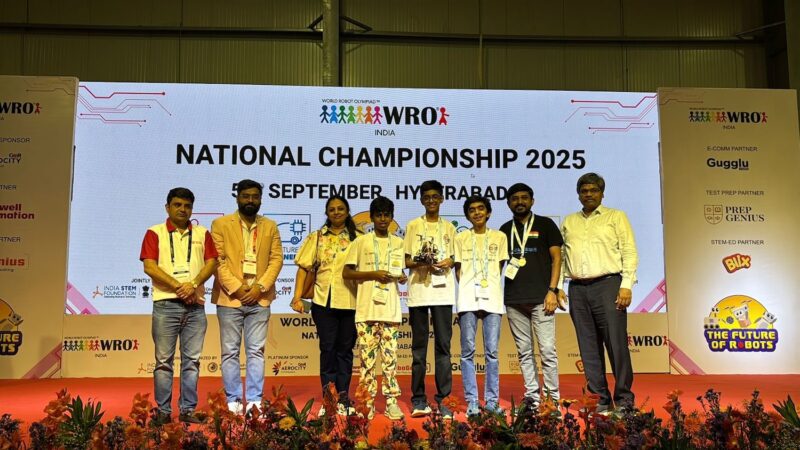 Ahmedabad Students Rank 11th Globally at World Robot Olympiad
