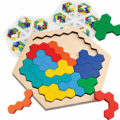Wooden Hexagon Puzzle