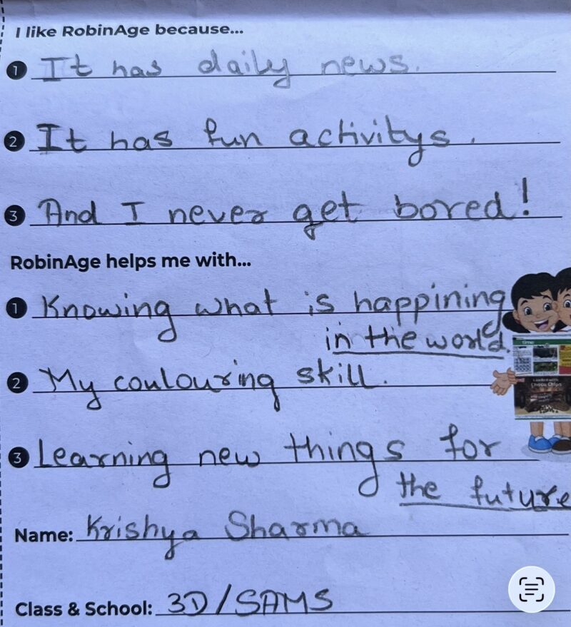 Why RobinAge Is My Favourite Kids’ Newspaper