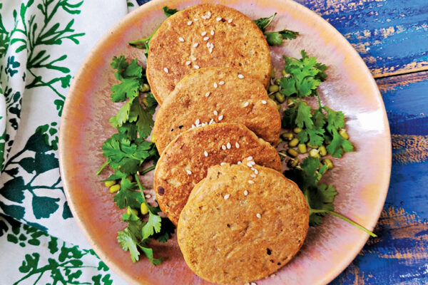 Savoury Bajra Pancakes