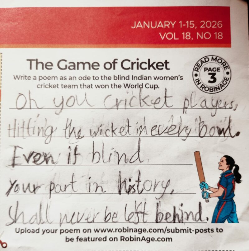 Our Heroic Blind Woman’s Cricket Team