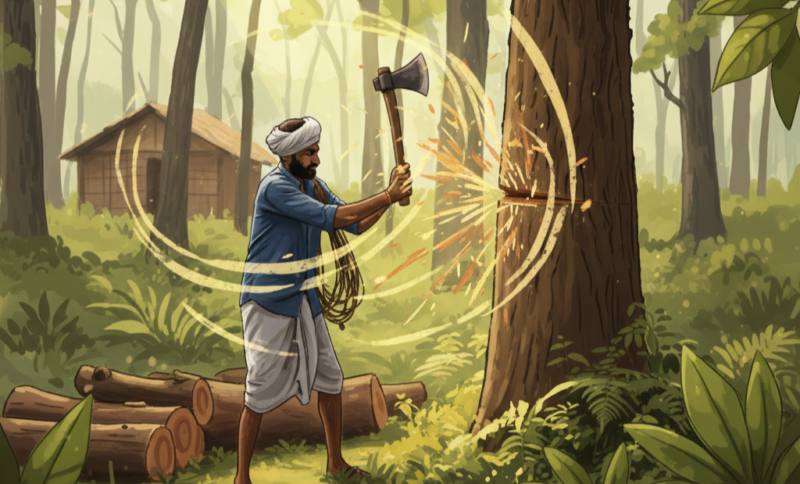 A Lesson for Woodcutter