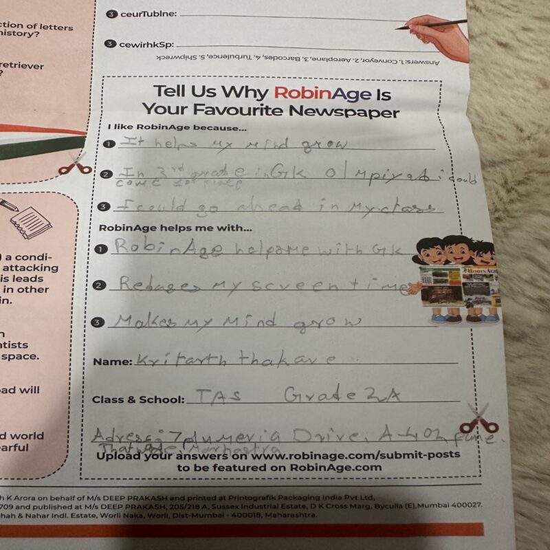 Why RobinAge Is My Favourite Kids’ Newspaper