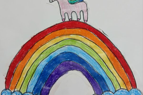Unicorn on Rainbow