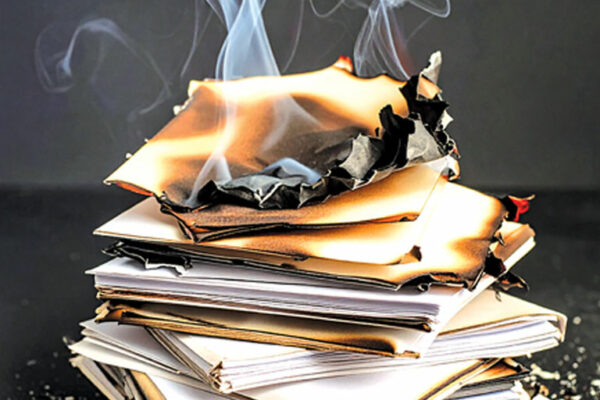 What Happens to Paper When It Burns?