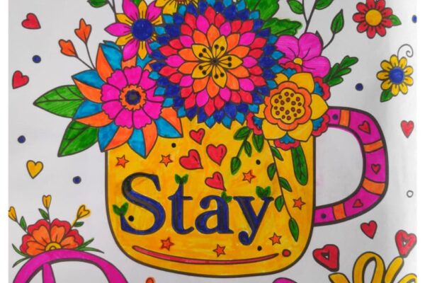 Stay Positive – Inspirational Drawing
