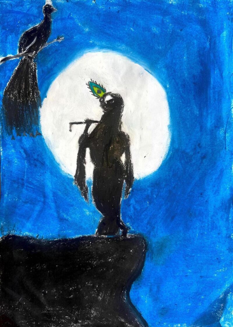 Muralidhaari by the Moon