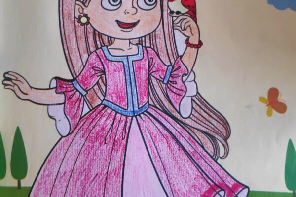 Charming Princess Drawing