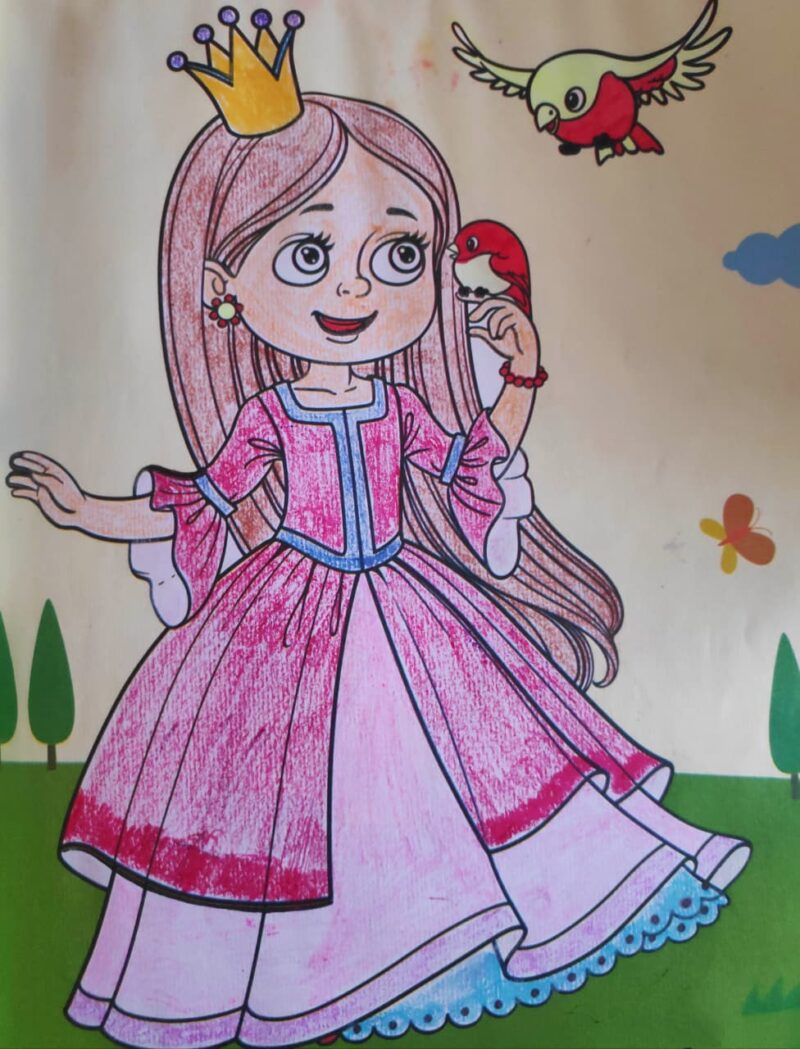 Charming Princess Drawing