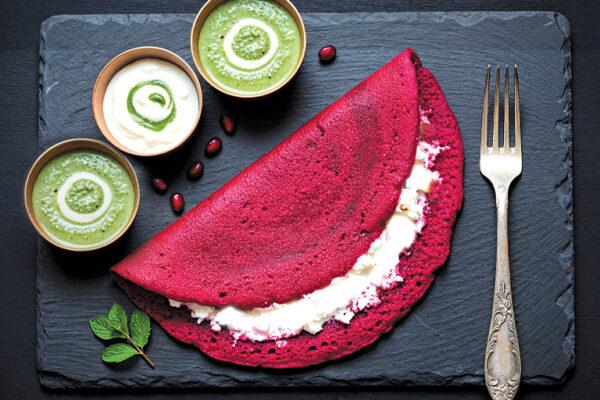 Beetroot Dosa