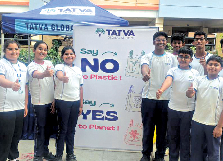 Tatva Global School Leads the Way with Swachh Sankalp Initiative