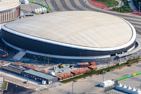 Velodrome Roof Destroyed